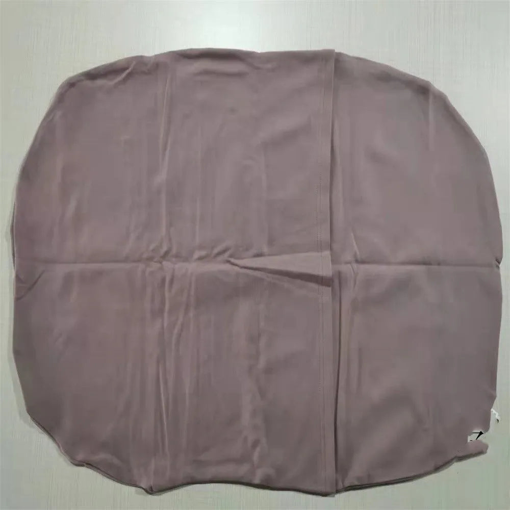 Beige portable cotton baby nest crib for infants measuring 75cm by 45cm
