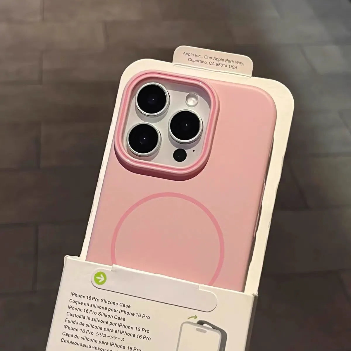 Fine Circle Magnetic Frosted Hard Shell Phone Case for iPhone, PC material, shockproof, anti-fingerprint, multiple colours