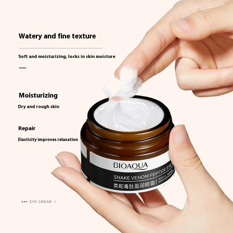 30g jar of peptide firming eye cream for nourishing, moisturising, and improving dark circles.
