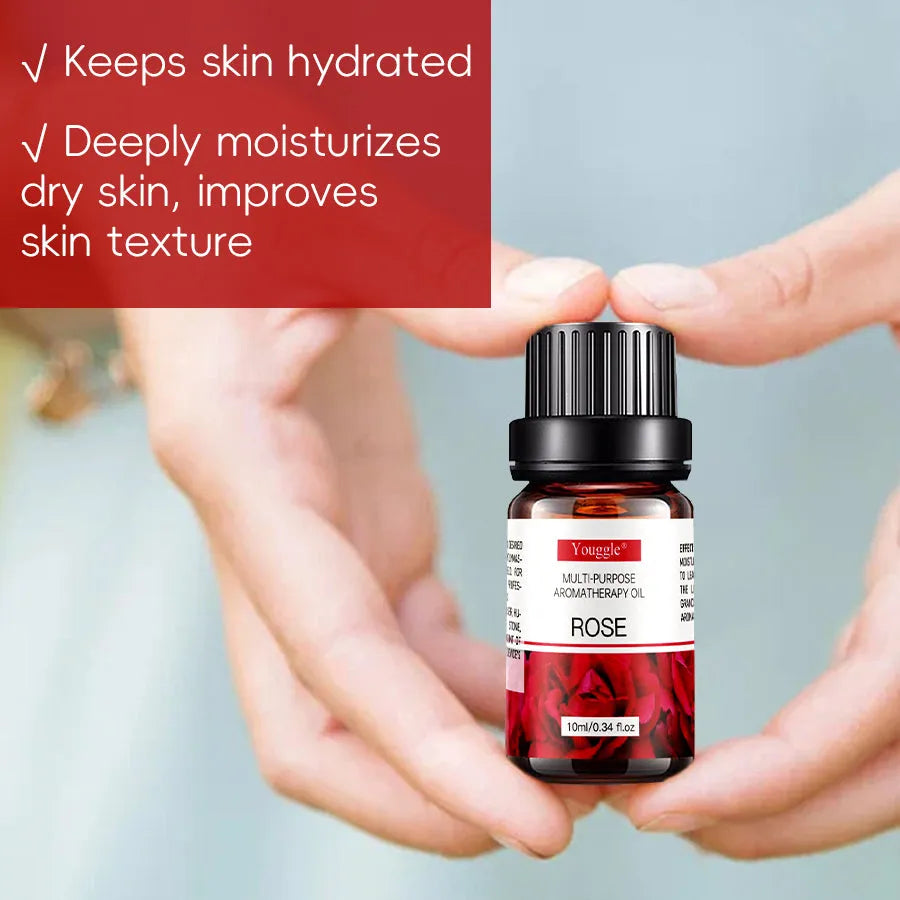 10ml lavender essential oil in a glass bottle with dropper cap, water-soluble for humidifiers