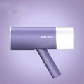 Portable handheld garment steamer in grey lotus root purple colour with foldable design