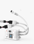 RGB LED light strip with 24-key WiFi controller, 2835 or 5050 LEDs, 5m to 20m lengths, non-waterproof
