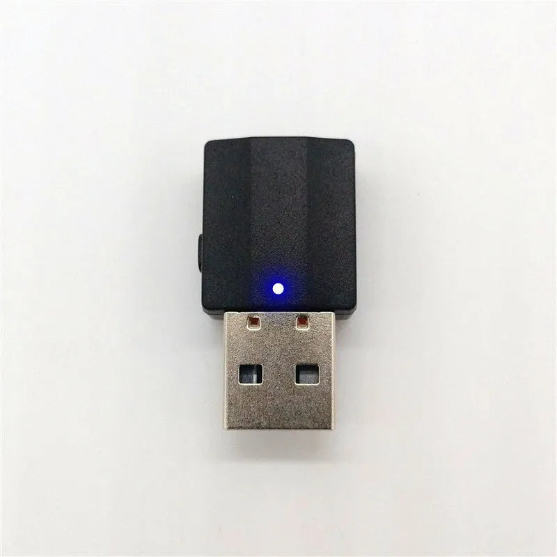 KHTD BT600 USB Bluetooth 5.0 audio transmitter receiver combo with 10m range, plug-and-play Style A