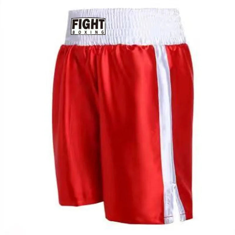 Boxing shorts in various two-tone colour combinations with contrasting waistband styling