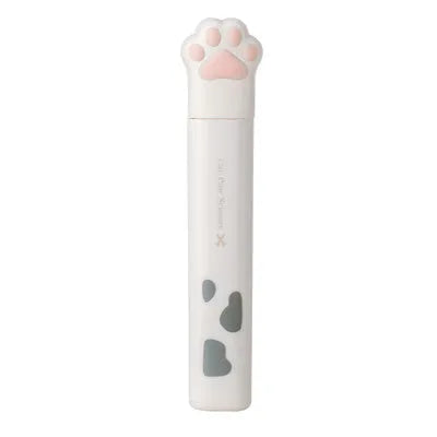 Creative cat claw folding scissors in pen type design, blue colour, on a white background