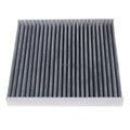 Grey Geely car cabin air filter element measuring 215mm by 210mm