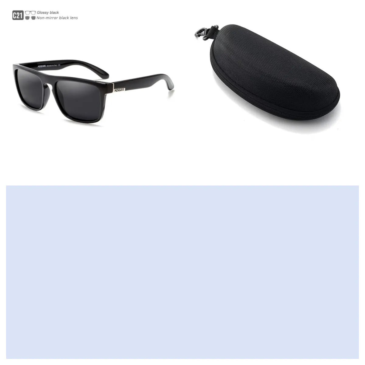 Men's polarized sports driving sunglasses with full frame, UV400 protection, and multiple colour options