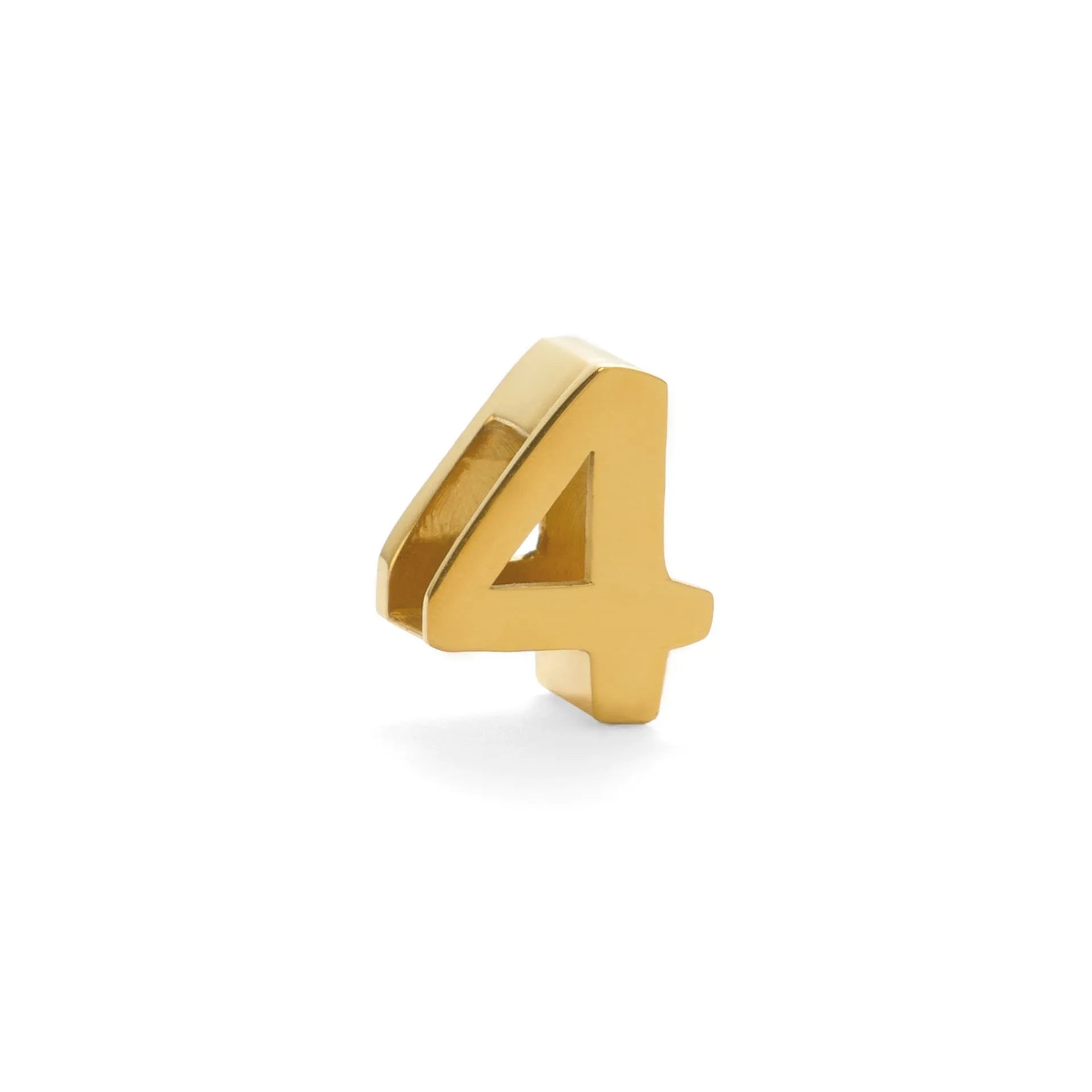 Gold electroplated titanium steel necklace with letter pendant on matching chain