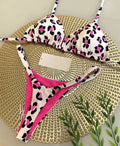 Women's printed bikini swimsuit in a briefs style with quick-dry fabric, shown in colour RT2110.