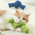 White cotton dog rope toy with multiple sturdy knots for tugging and chewing