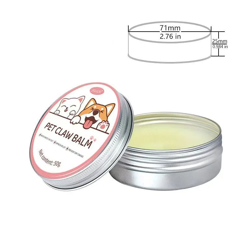 50g milk flavour pet claw foot care cream tube for general dog paw maintenance