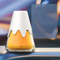 Compact glass paste car aromatherapy diffuser unit for universal vehicle installation