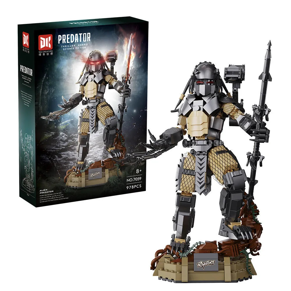 Alien Monster Iron Blood small-particle plastic building blocks toy for ages 7 to 14