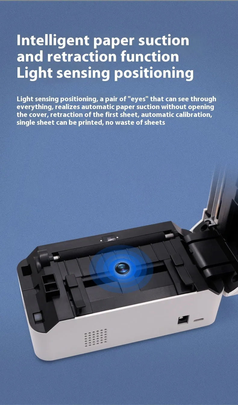 TDL401H Bluetooth thermal receipt printer with compact dimensions