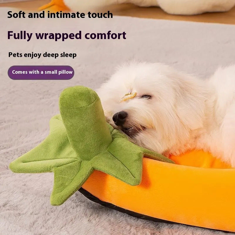 Doghouse Cathouse removable washable dog mat in grey, size L, on a wooden floor