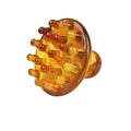 Disc massage comb meridian comb for head health massage brown plastic 21 teeth
