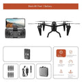 White Alloy KS66 remote control drone with camera, controller, and accessories on a grey background.