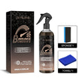 Car brake cleaning kit with 100ml bottle, sponge and cloth for brake disc maintenance
