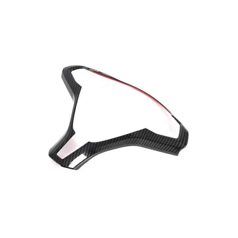 Tesla Model S steering wheel decorative frame in carbon fibre finish ABS plastic