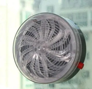 Home solar mosquito killer, plastic circle design with blue light, L10 x H10 x D5cm
