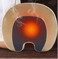 Health moxibustion device made of high elastic sponge with seven or more holes for home wellness use