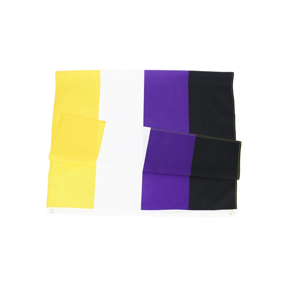 Rainbow flag 90x150cm with Chunya spinning and polyester taffeta satin, double-sided, for outdoor sun and rain