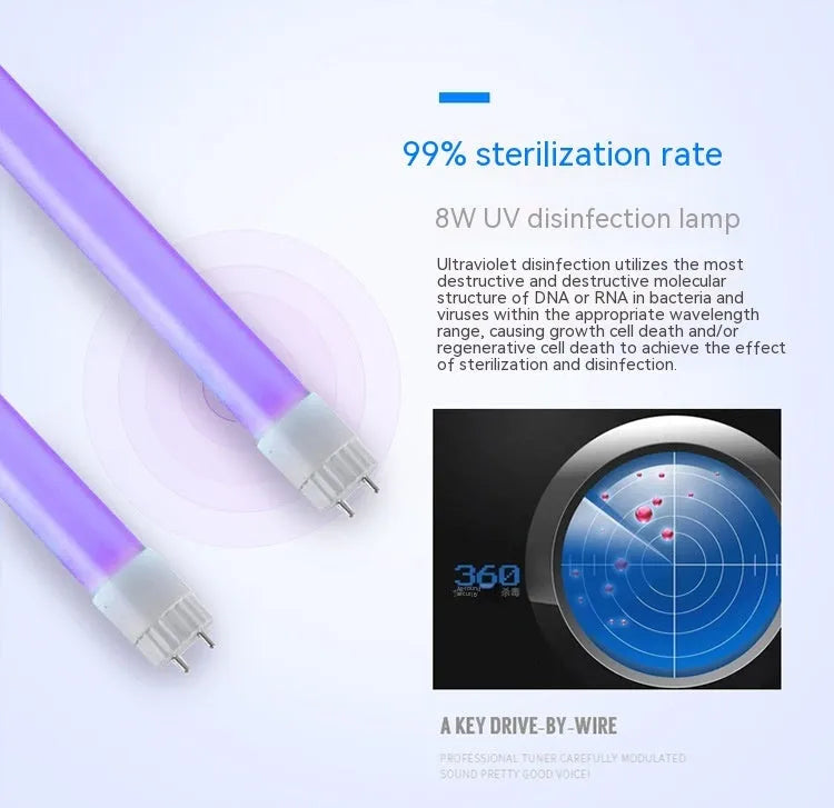 Small silver ultraviolet sterilizer unit with colour plate shell for salon tool hygiene.