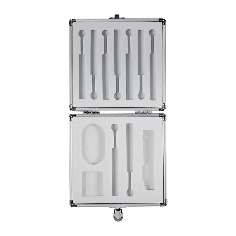 Silver aluminium storage box for TS100 portable soldering iron