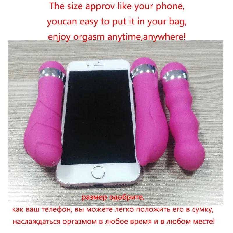 Six styles of realistic mini dildo sex toys for women including vaginal and anal plug designs