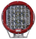 Black alloy die-cast LED fog light inspection spotlight with 30-degree beam and Cree chips