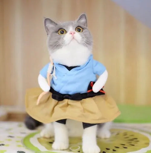 Cat cosplay uniform suit in size S M L or XL for funny party clothing and photos