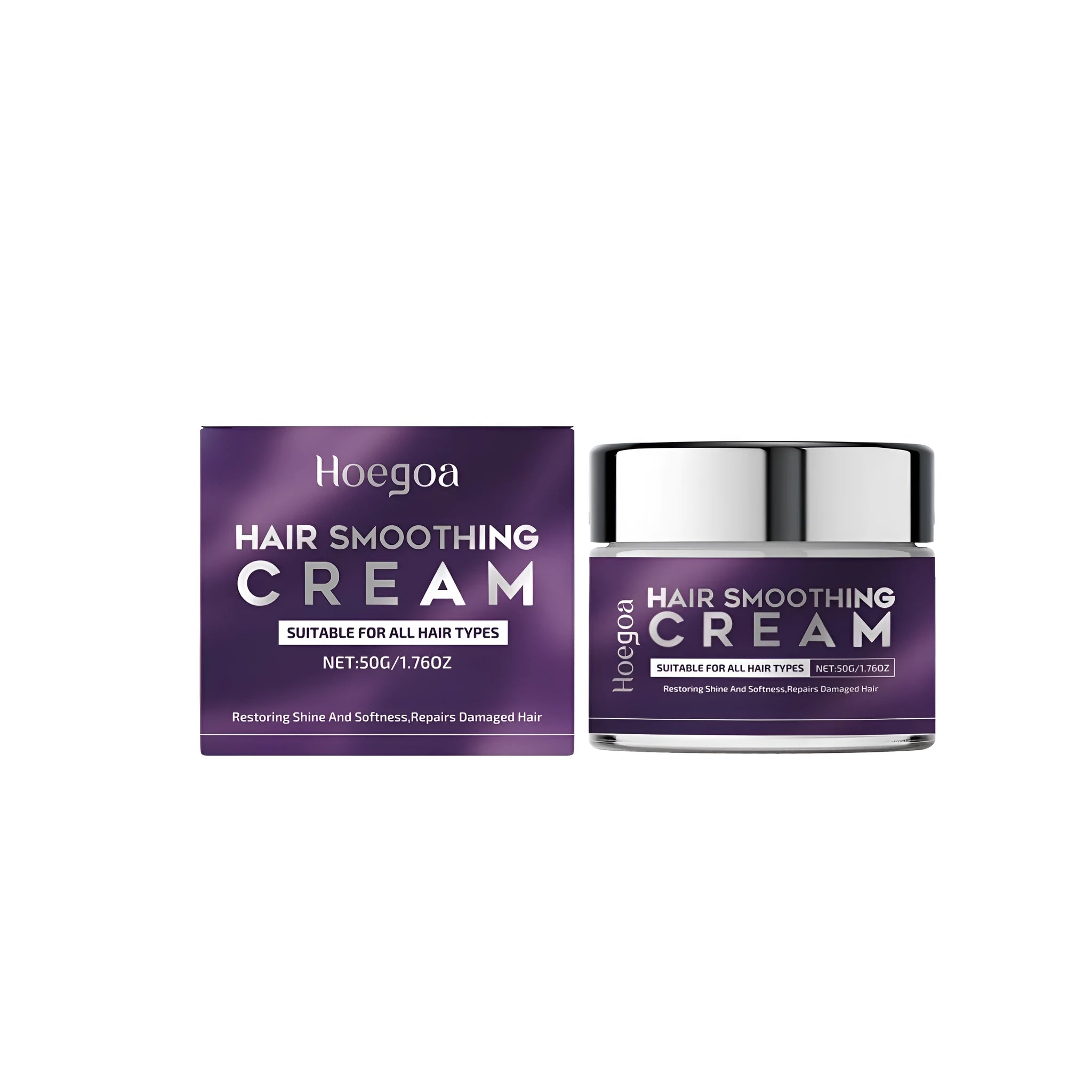50g straight hair cream container for nourishing and repairing damaged hair