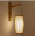 Natural bamboo plait pendant lamp with open-weave shade and E27 holder for hallway or staircase