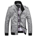 Men's bomber jacket overcoat in chemical fibre blend, available in multiple colours with Asian sizing M to 6XL