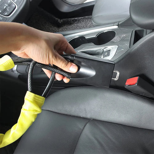 Car steering wheel anti-theft lock with copper core for General Motors vehicles in red colour