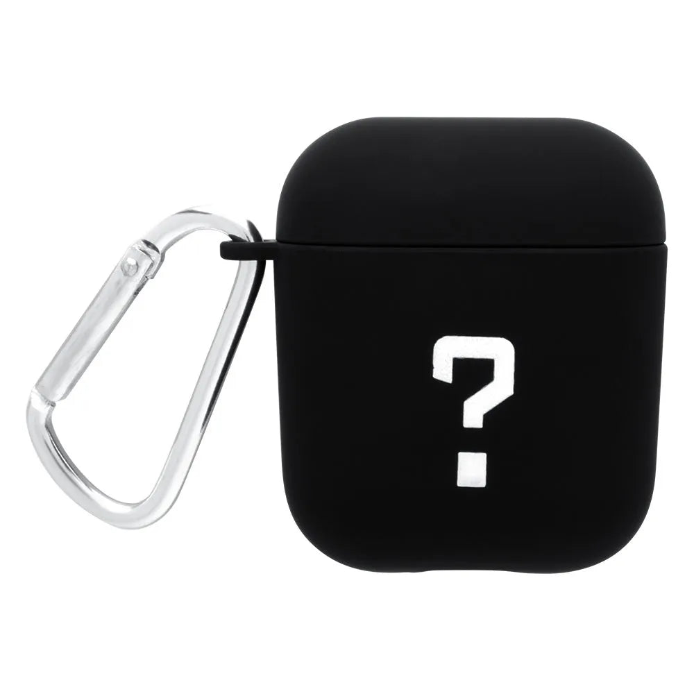 Apple AirPods earphone cover cases in PC plastic with decorative flower and smiley face designs