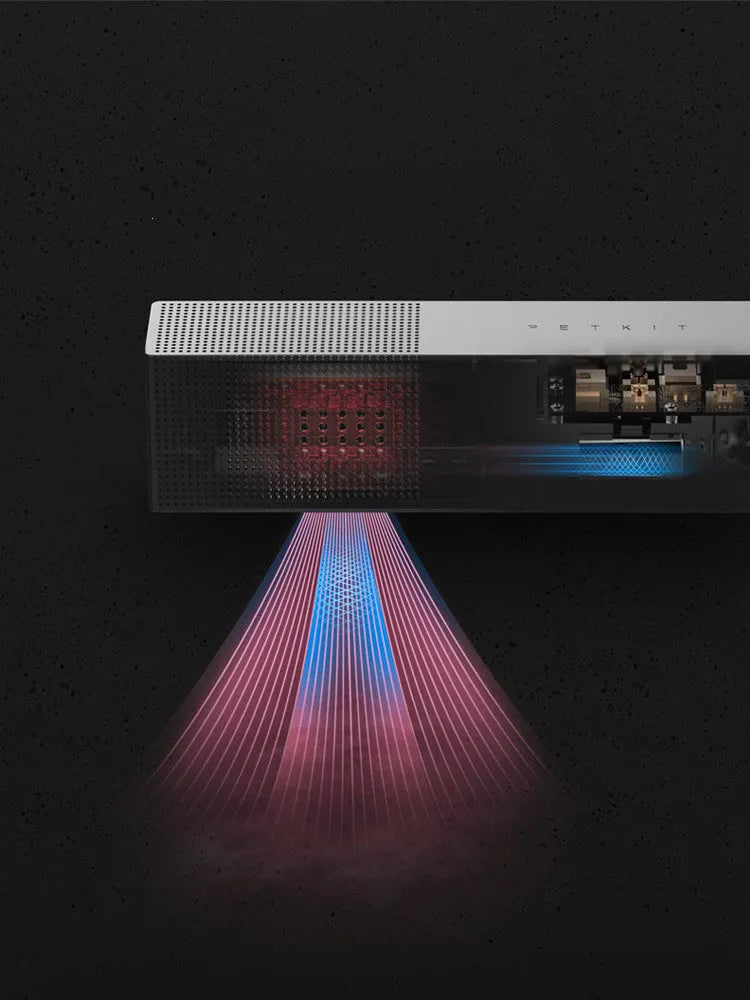 Smart Purifier ABS white air purifier with 164x40x32mm dimensions and two spare filters