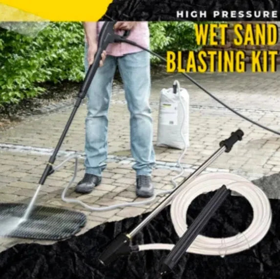 Ceramic derusting nozzle with stainless steel handle for Karcher K series pressure washers
