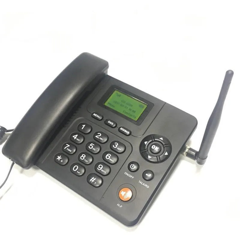 WCDMA fixed wireless telephone ETS-6688 with green backlight LCD, caller ID, and hands-free function