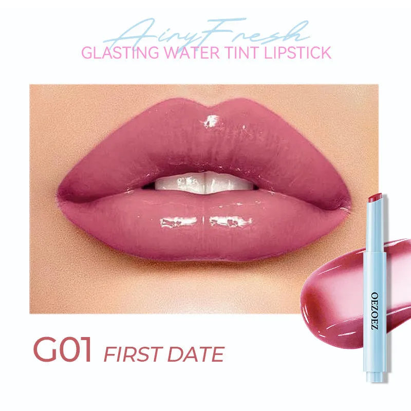 Waterproof moisturising lipstick in six colour shades, 1.8g net content.