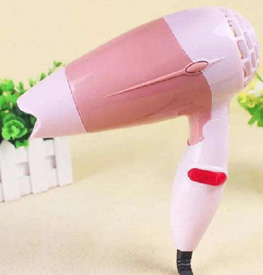 Electric hair dryer 600W with three gears, high temperature resistant AB material, and flame retardant power cord