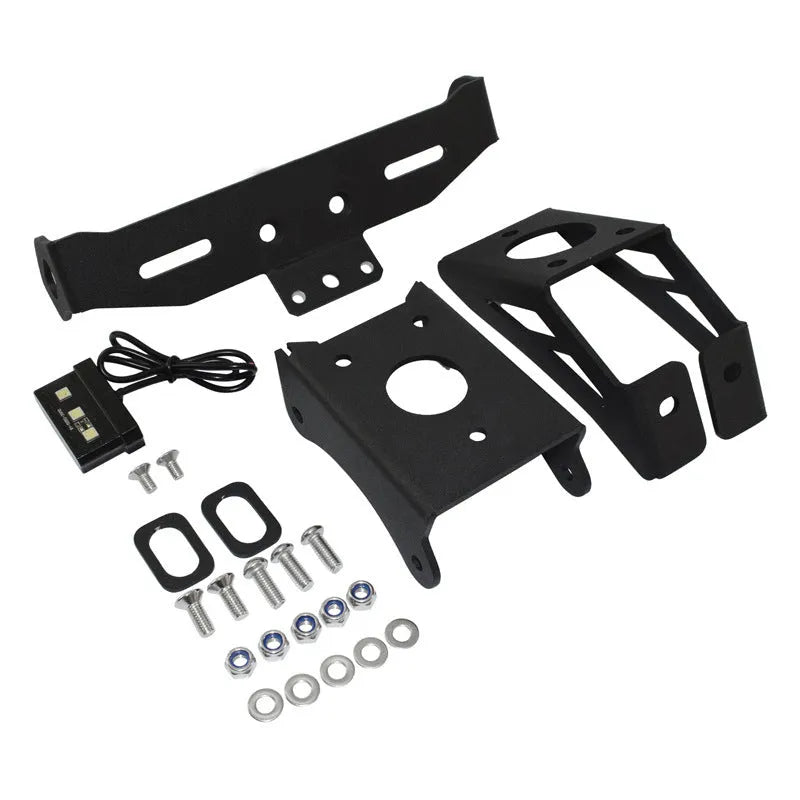 Black aluminium alloy short tail license plate holder bracket for Honda motorcycles