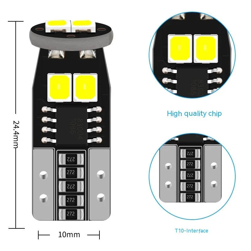 10mm car license plate reading lamp with white light