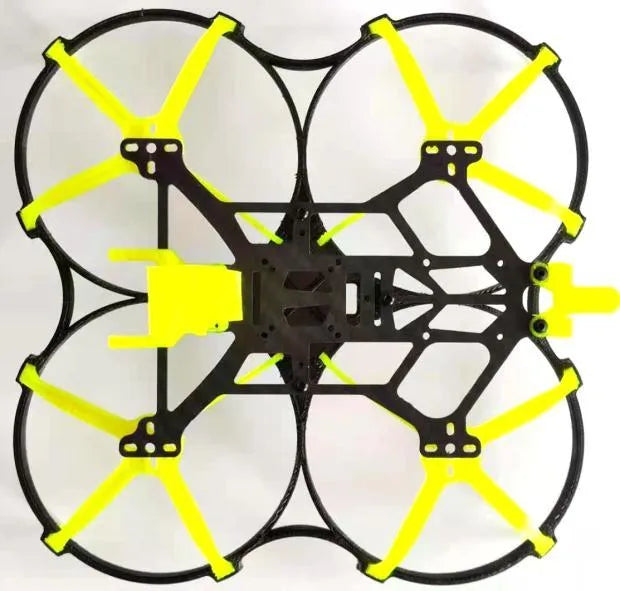 Velociraptor 110mm 3-inch TPU frame rack with 2mm carbon base plate for FPV drone builds