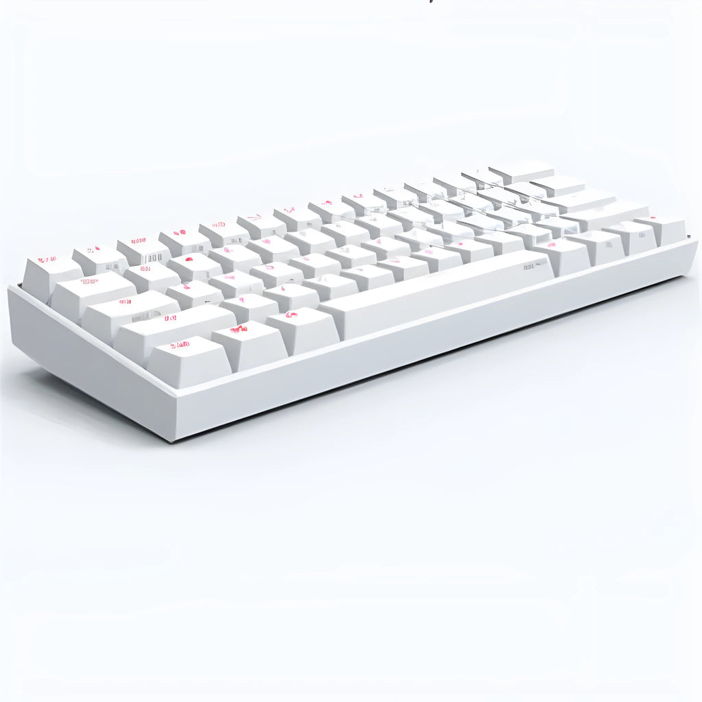 Bluetooth mechanical keyboard with wireless USB, multimedia keys, ergonomic support, black or white, Gateron Kailh BOX Cherry switches