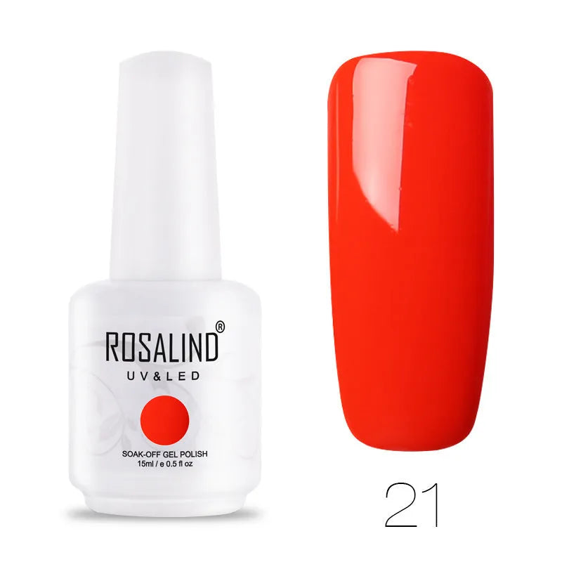 ROSALIND 15ml gel colour phototherapy glue bottle in selected hotting colour shade