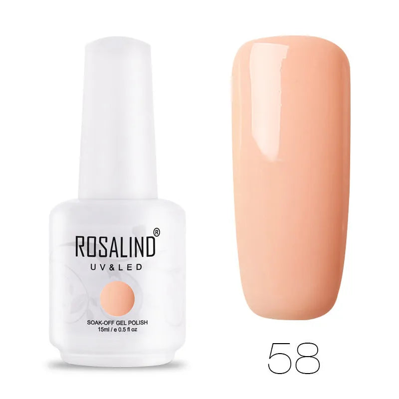 ROSALIND 15ml gel colour phototherapy glue bottle in selected hotting colour shade