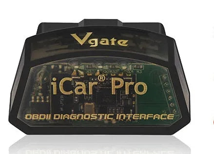 Vgate iCar Pro black WiFi OBD2 scanner adapter with micro size and power-saving design for iOS and Android
