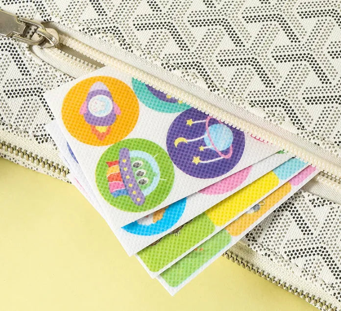 120/144/180 piece baby essential oil mosquito repellent sticker pack with random patterns for outdoor child protection