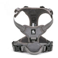 Truelove reflective nylon dog harness in orange with 3M webbing and back handle on a white background